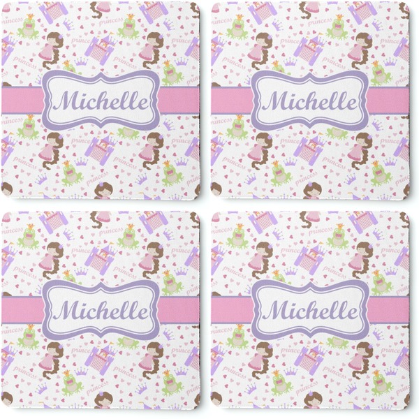 Princess Print Coaster Rubber Back - Apvl