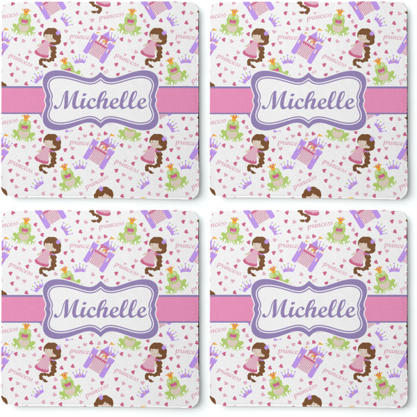 Princess Print Coaster Rubber Back - Apvl