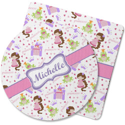Princess Print Rubber Backed Coaster (Personalized)
