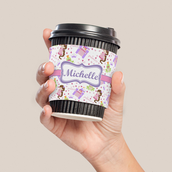 Princess Print Coffee Cup Sleeve - LIFESTYLE