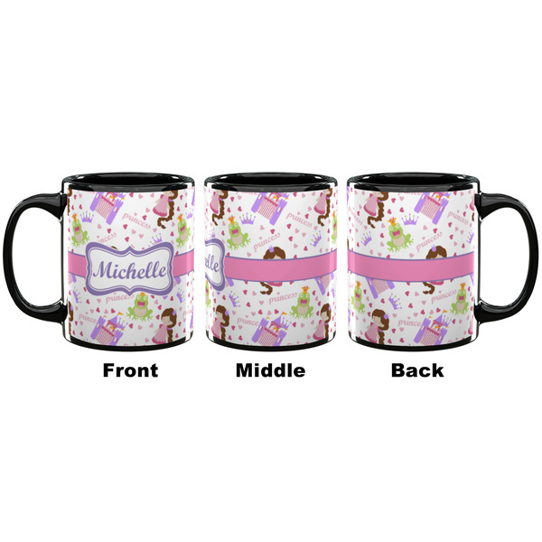 Princess Print Coffee Mug - 11 oz - Black APPROVAL