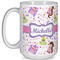 Princess Print 15 Oz Coffee Mug - White (Personalized)