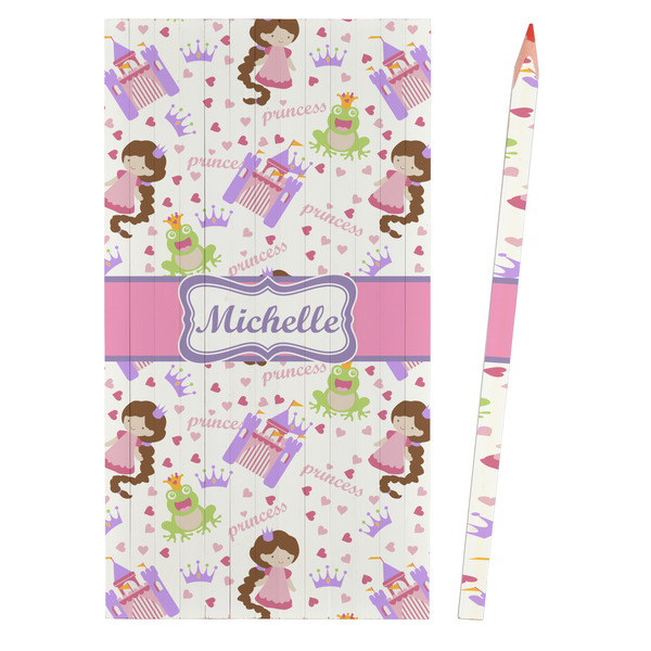 Princess Print Colored Pencils - Front View