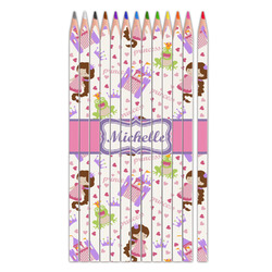 Princess Print Colored Pencils (Personalized)