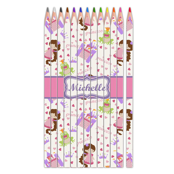 Custom Princess Print Colored Pencils (Personalized)