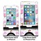 Princess Print Compare Phone Stand Sizes - with iPhones