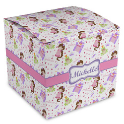 Princess Print Cube Favor Gift Boxes (Personalized)