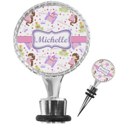 Princess Print Wine Bottle Stopper (Personalized)