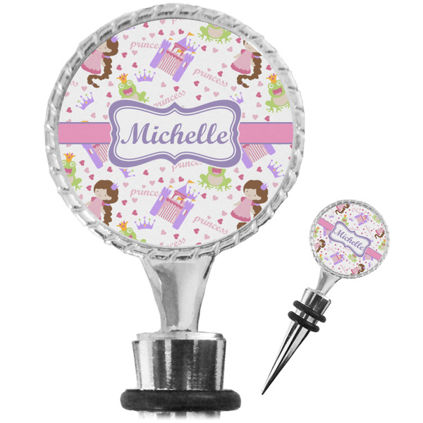 Custom Princess Print Wine Bottle Stopper (Personalized)