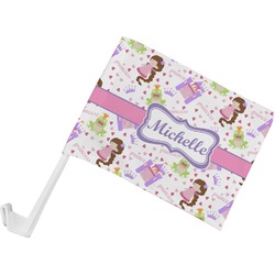 Princess Print Car Flag - Small w/ Name or Text