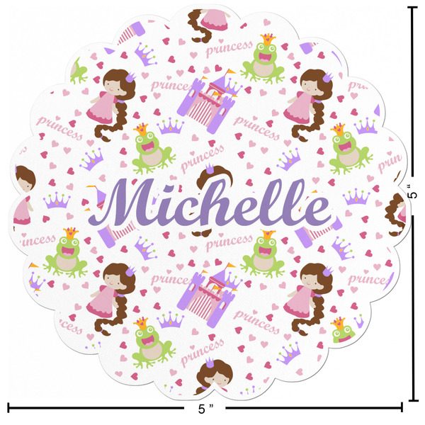 Princess Print Custom Shape Iron On Patches - L - APPROVAL