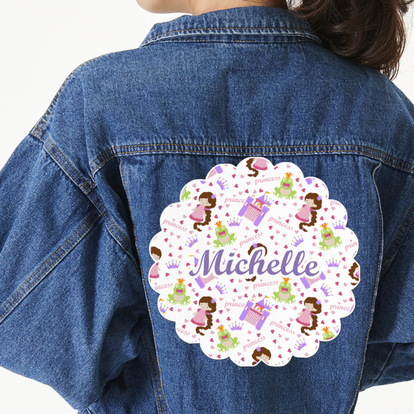 Custom Princess Print Twill Iron On Patch - Custom Shape - 3XL (Personalized)