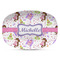 Princess Print Plastic Platter - Microwave & Oven Safe Composite Polymer (Personalized)