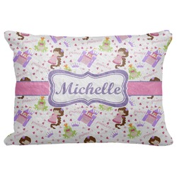 Princess Print Decorative Baby Pillowcase - 16"x12" (Personalized)