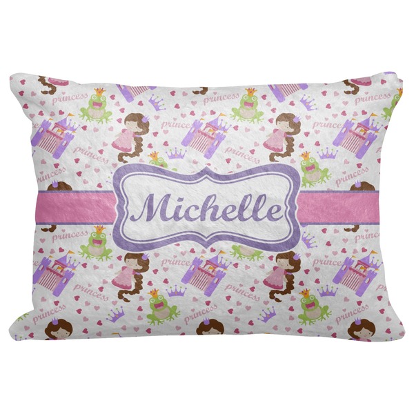 Custom Princess Print Decorative Baby Pillowcase - 16"x12" (Personalized)