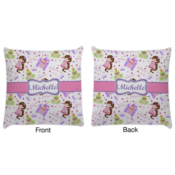Princess Print Decorative Pillow Case - Approval