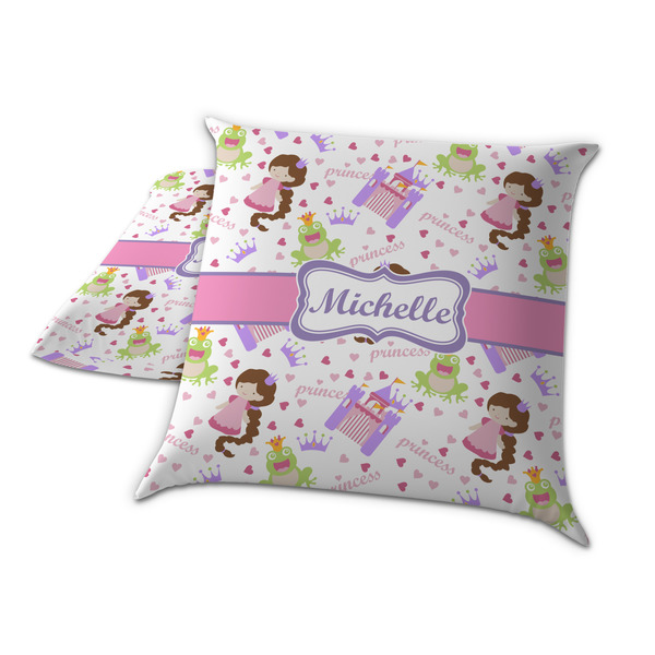 Princess Print Decorative Pillow Case - TWO