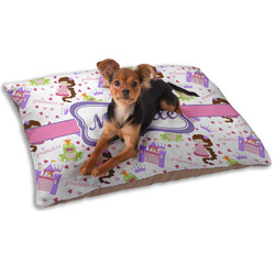 Princess Print Dog Bed - Small w/ Name or Text