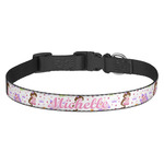 Princess Print Dog Collar - Medium (Personalized)