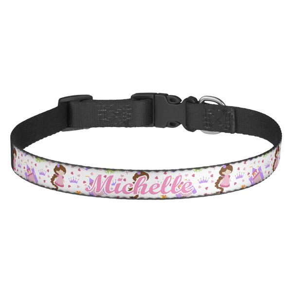 Custom Princess Print Dog Collar - Medium (Personalized)