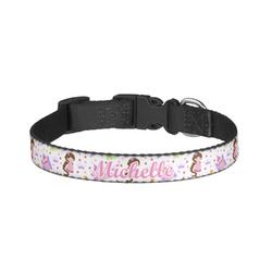 Princess Print Dog Collar - Small (Personalized)
