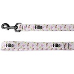 Princess Print Deluxe Dog Leash - 4 ft (Personalized)