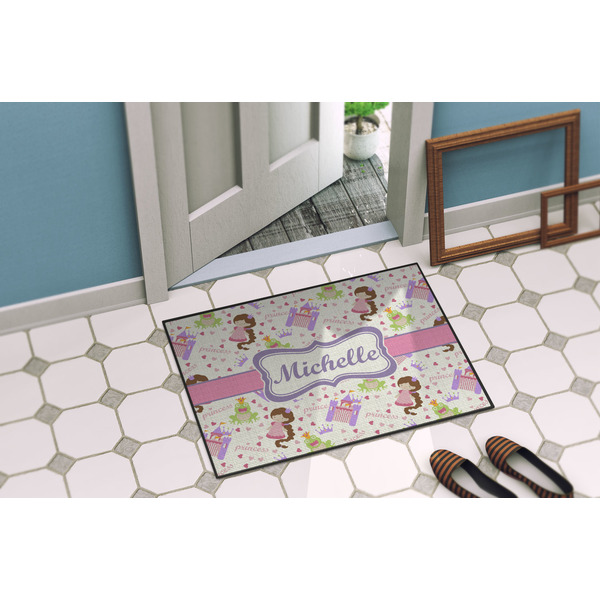 Princess Print Door Mat Lifestyle