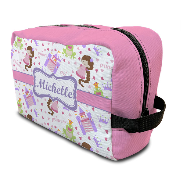 Custom Princess Print Toiletry Bag / Dopp Kit (Personalized)