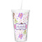 Princess Print Double Wall Tumbler with Straw