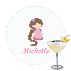 Princess Print Printed Drink Topper (Personalized)