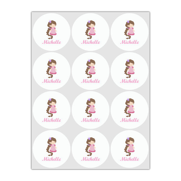 Princess Print Drink Topper - Small - Set of 12