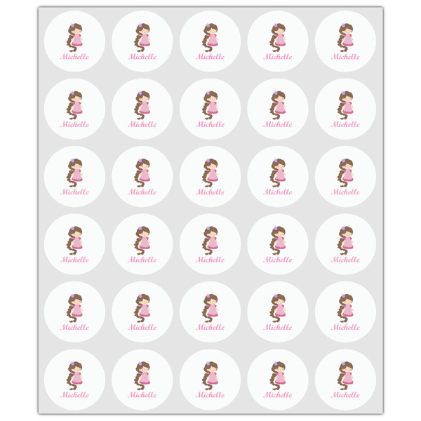 Princess Print Drink Topper - XSmall - Set of 30