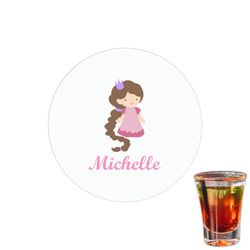 Princess Print Printed Drink Topper - 1.5" (Personalized)