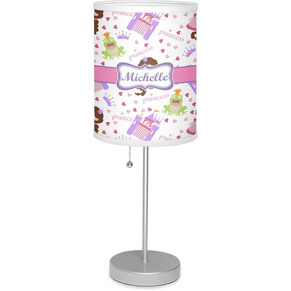 Custom Princess Print Lamp with Drum Shade (Personalized)
