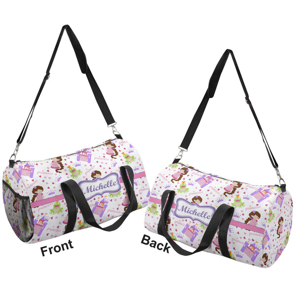 Princess Print Duffle bag small front and back sides