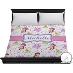 Princess Print Duvet Cover - King (Personalized)