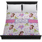 Princess Print Duvet Cover - Queen - On Bed - No Prop
