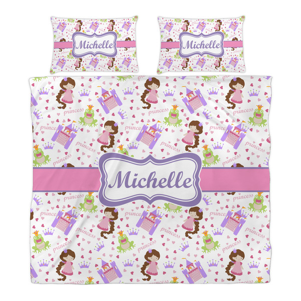 Princess Print Duvet Cover Set - King - Alt Approval