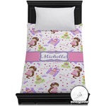 Princess Print Duvet Cover - Twin (Personalized)
