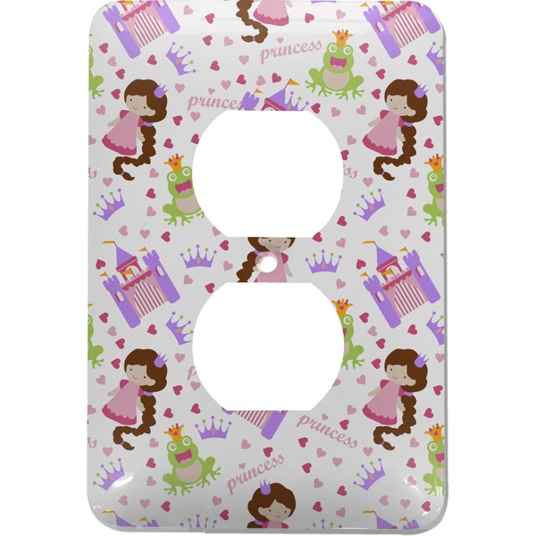Custom Princess Print Electric Outlet Plate