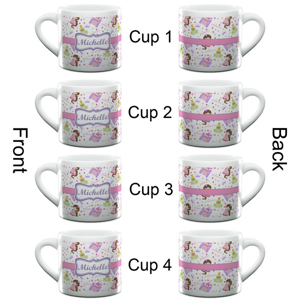 Princess Print Espresso Cup - 6oz (Double Shot Set of 4) APPROVAL