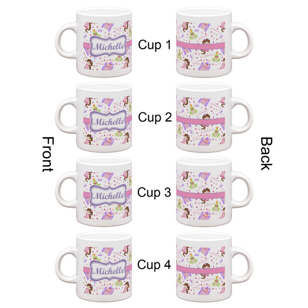 Princess Print Espresso Cup Set of 4 - Apvl