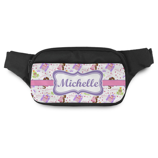 Custom Princess Print Fanny Pack - Modern Style (Personalized)