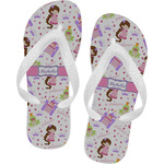 Princess Print Flip Flops - XSmall (Personalized)