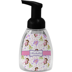 Princess Print Foam Soap Bottle - Black (Personalized)