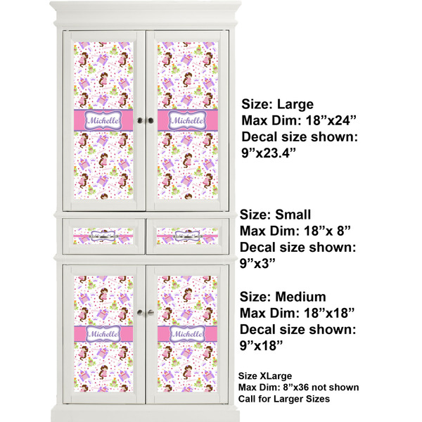 Princess Print Full Cabinet (Show Sizes)