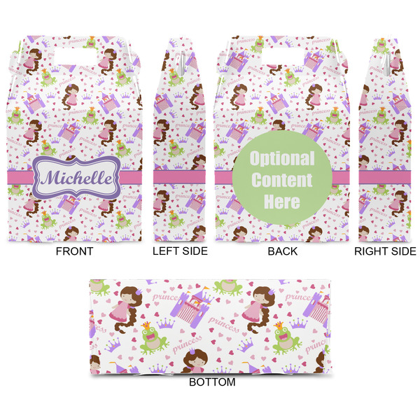 Princess Print Gable Favor Box - Approval