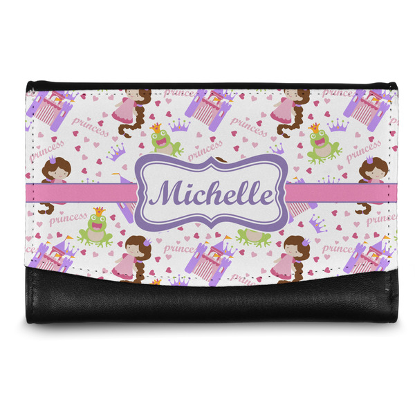 Custom Princess Print Genuine Leather Women's Wallet - Small (Personalized)