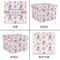 Princess Print Gift Boxes with Lid - Canvas Wrapped - Medium - Approval
