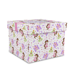 Princess Print Gift Box with Lid - Canvas Wrapped - Medium (Personalized)